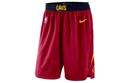 Nike Cleveland Cavaliers Icon Edition Swingman Shorts 骑士 球队限定 球裤 SW 男款 红色 / Кроссовки Nike AJ5596-677 Cleveland