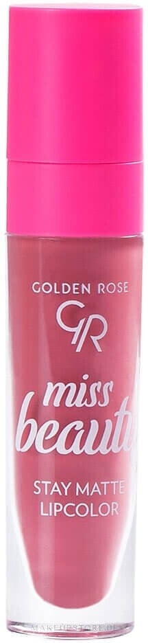 Flüssiger matter Lippenstift - Golden Rose Miss Beauty Stay Matte Lipcolor