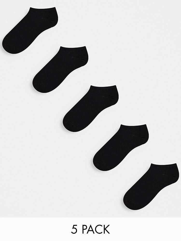 Jack & Jones – 5er Packung weiße Sportsocken