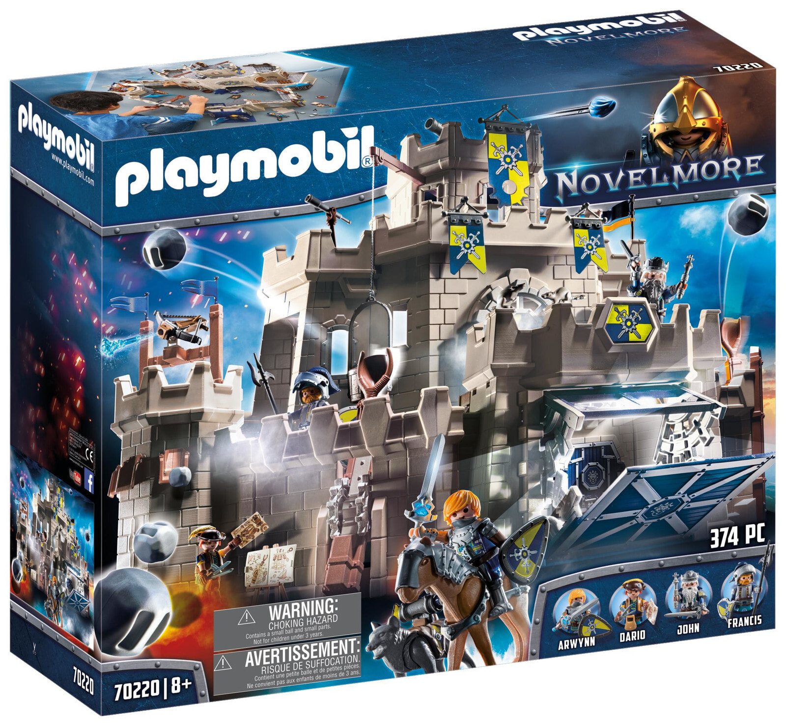 Конструктор Playmobil Novelmore 70220 Большой замок Новельмор