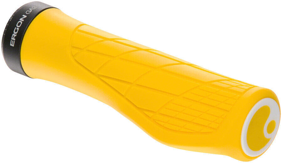 Ergon GA3 Grips - Yellow Mellow, Lock-On, Small