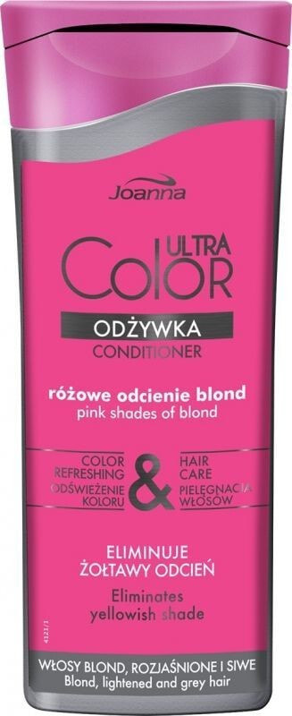 Joanna Ultra Color Pink Shades Of Blonde Conditioner Оттеночный кондиционер для светлых волос - Оттенок Розовый  200 мл