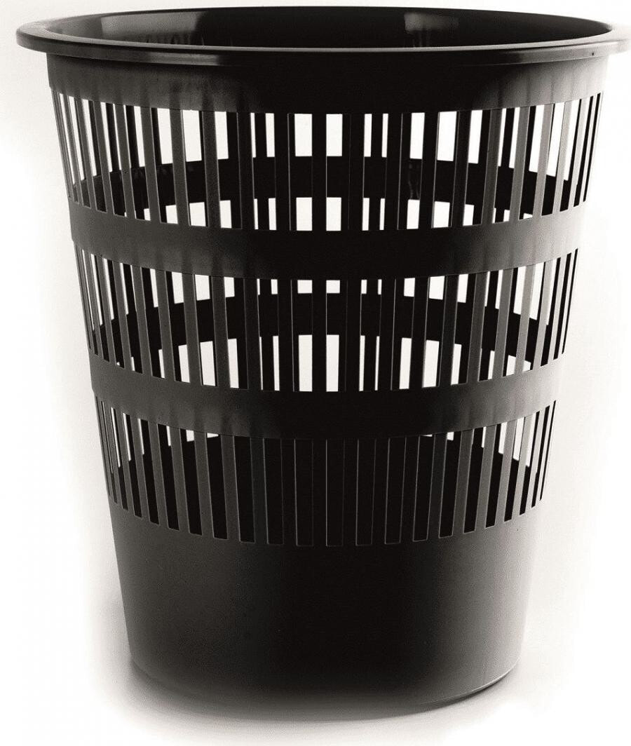 Litter bin Donau 12L black (DONA0771)