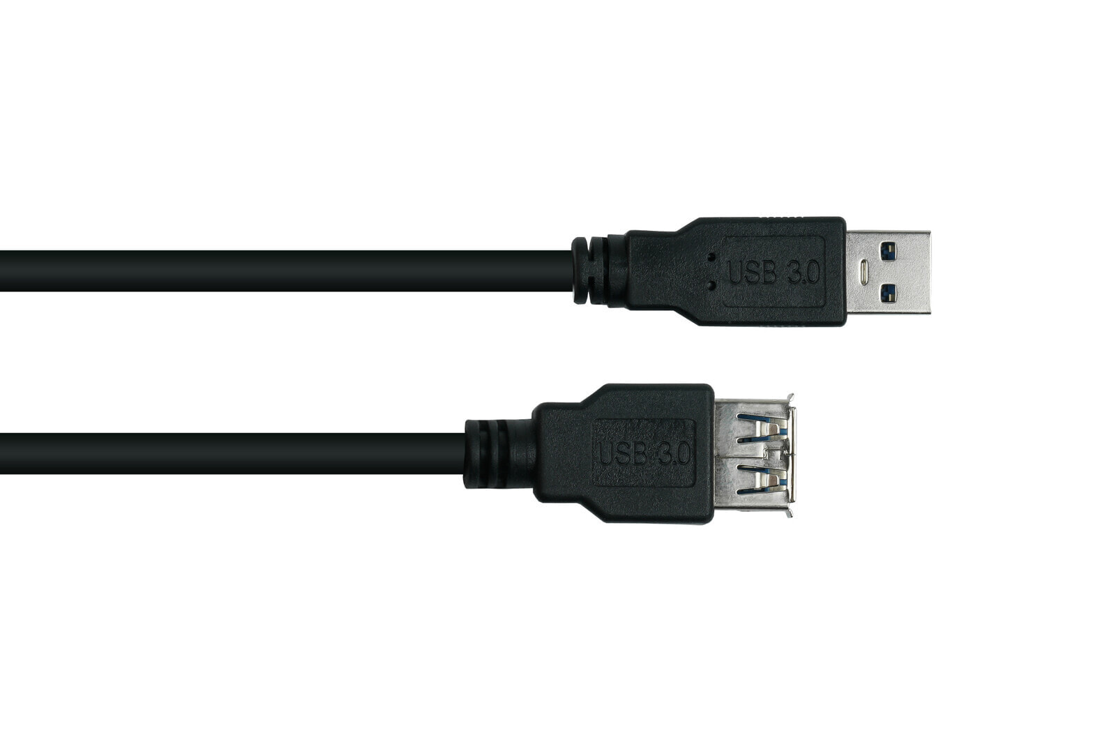 UK30P-ASA-005S - 0.5 m - USB A - USB A - USB 3.2 Gen 1 (3.1 Gen 1) - 5000 Mbit/s - Black