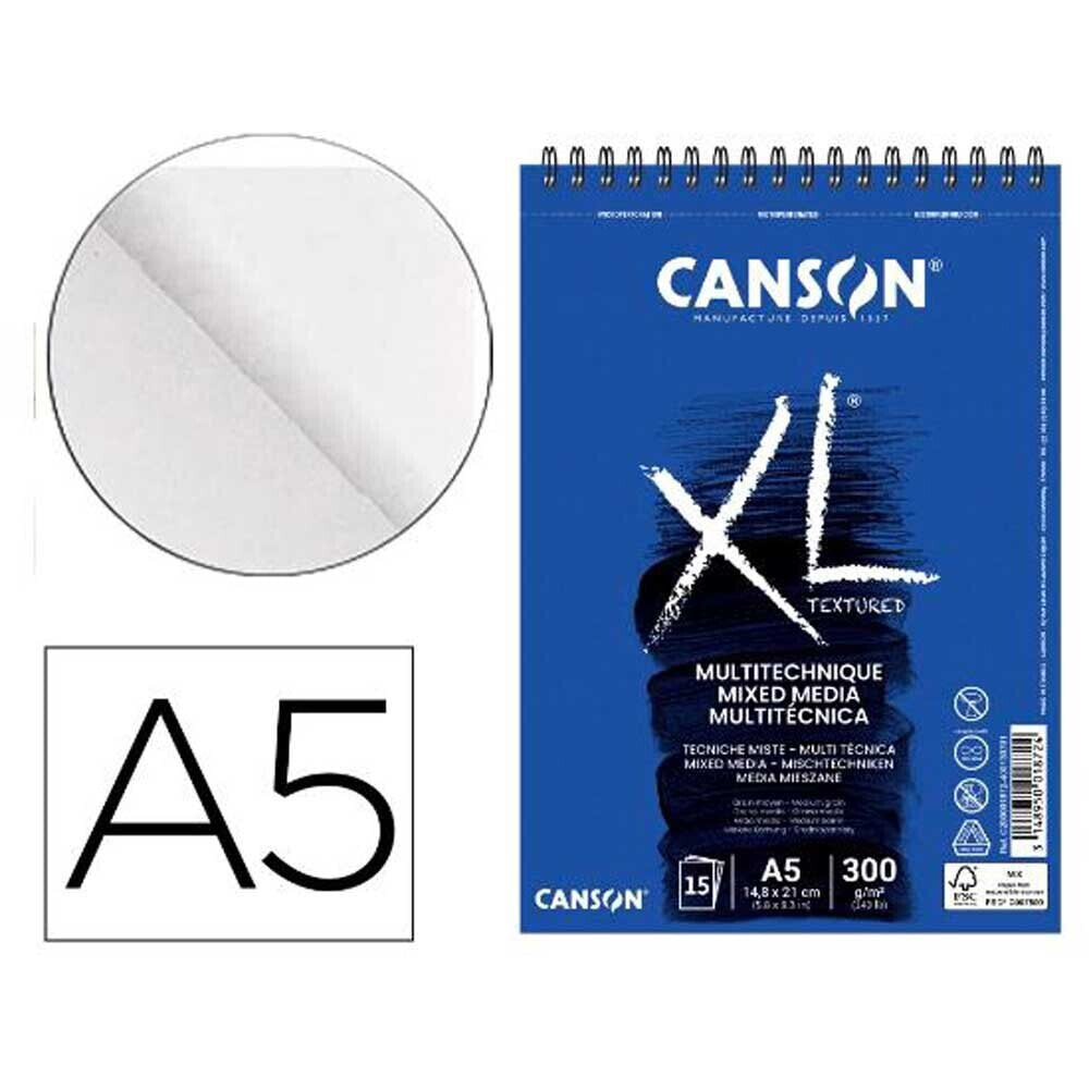 CANSON Watercolor drawing pad xl mix medium mediumgrain DIN a5 15 sheets 300gr