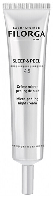 Night skin cream with AHA acids Sleep & Peel 4.5 (Micro-Peeling Night Cream) 40 ml