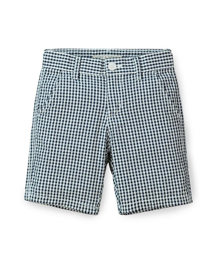 Hope & Henry toddler Boys Organic Cotton Seersucker Short