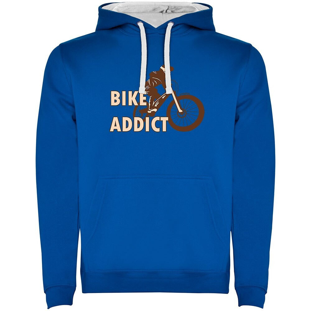 KRUSKIS Bike Addict Two-Colour Hoodie