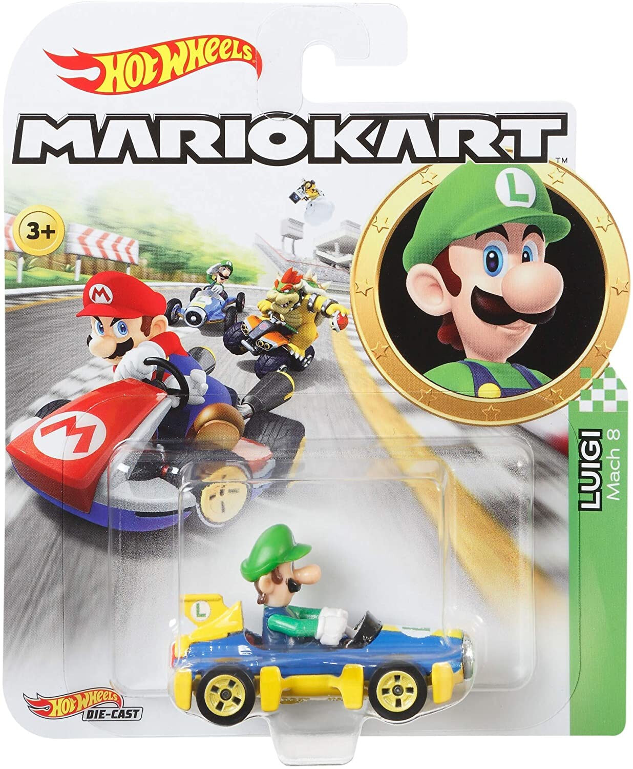 Hot Wheels Mario Kart Round Racecourse Track Set Toys, 5 Years and Up  детские треки и авторалли Тип: Стандартная упаковка купить недорого от 122  руб. в интернет-магазине BigSaleDay