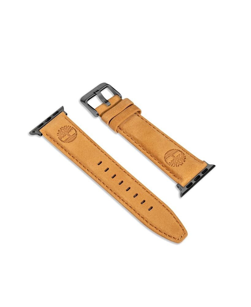 Timberland unisex Lacandon Wheat Genuine Leather Universal Smart Watch Strap 22mm