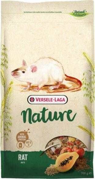 Наполнитель и сено для грызунов Versele-Laga Versele-Laga Rat Nature pokarm dla szczura 2,3kg