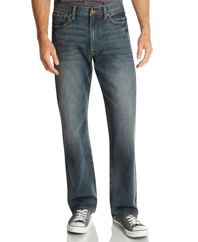 Lucky Brand men's 181 Relaxed Straight Fit Stretch Jeans