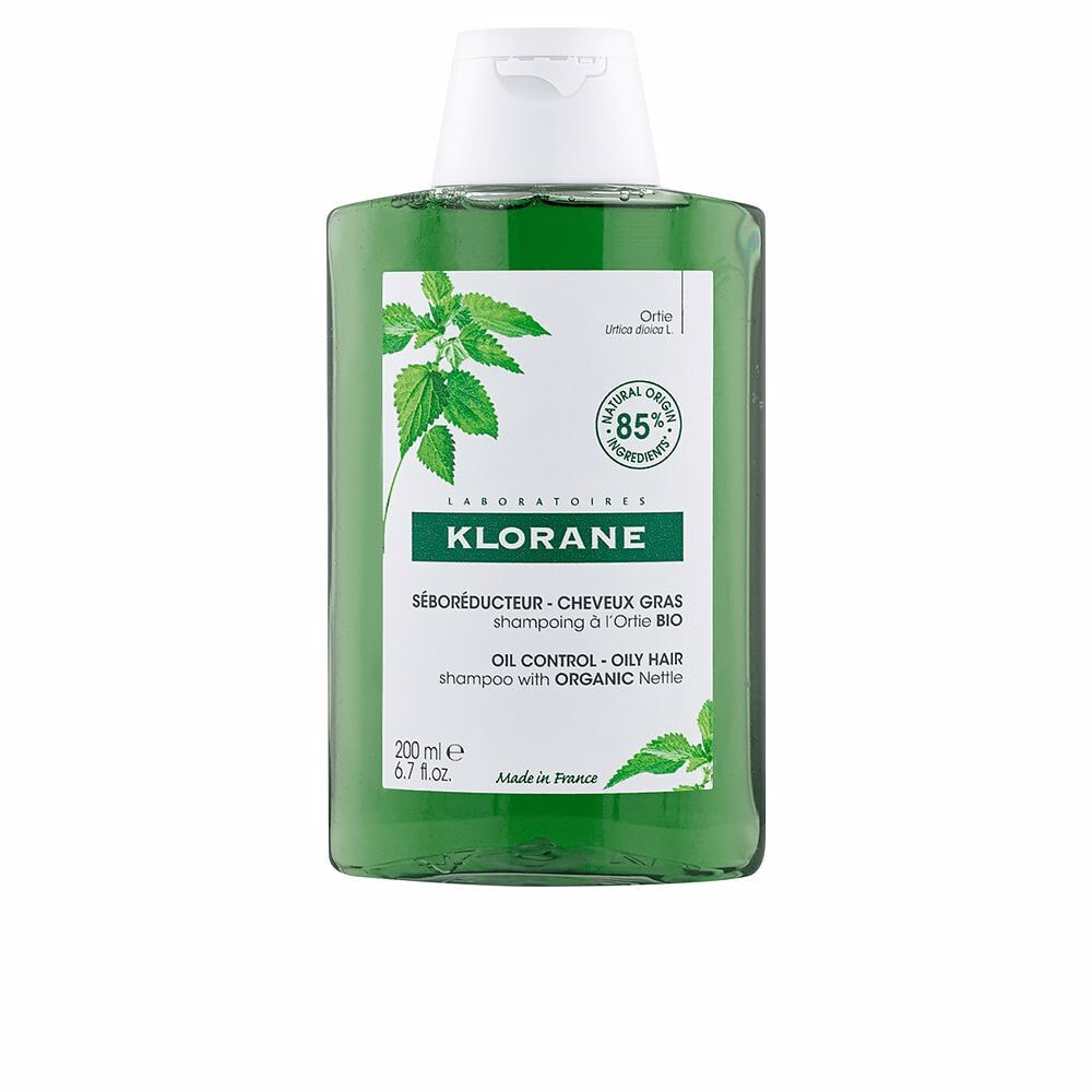 Klorane Organic Nettle Shampoo Шампунь с экстрактом крапивы для жирных волос 200 мл