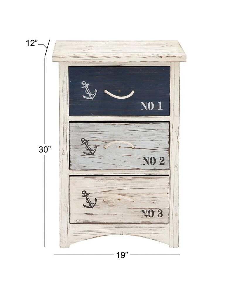 Rosemary Lane wood Coastal Chest