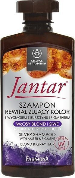 Шампунь для светлых волос Farmona Jantar Szampon rewitalizujący kolor - włosy blond i siwe 330ml