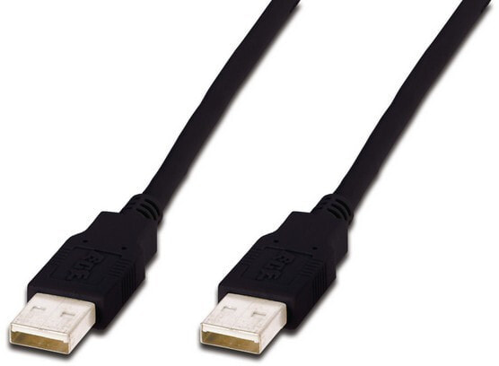 ASSMANN Electronic AK-300100-018-S USB кабель 1,8 m 2.0 USB A Черный