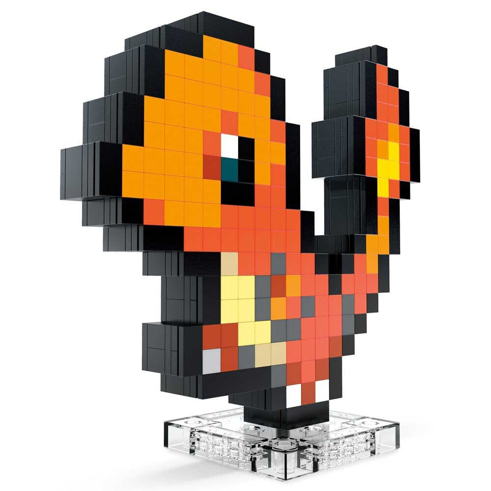 MEGA Pokémon Pixel Art Charmander Construction Game