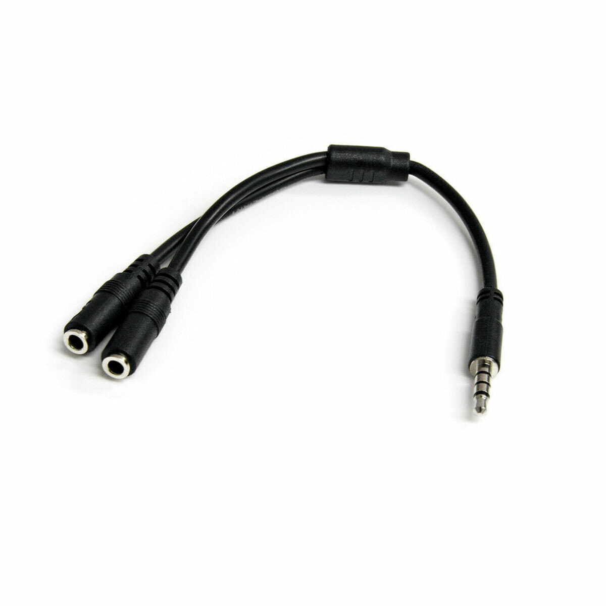 Audio Jack Adapter Startech MUYHSMFF Black 0,2 m