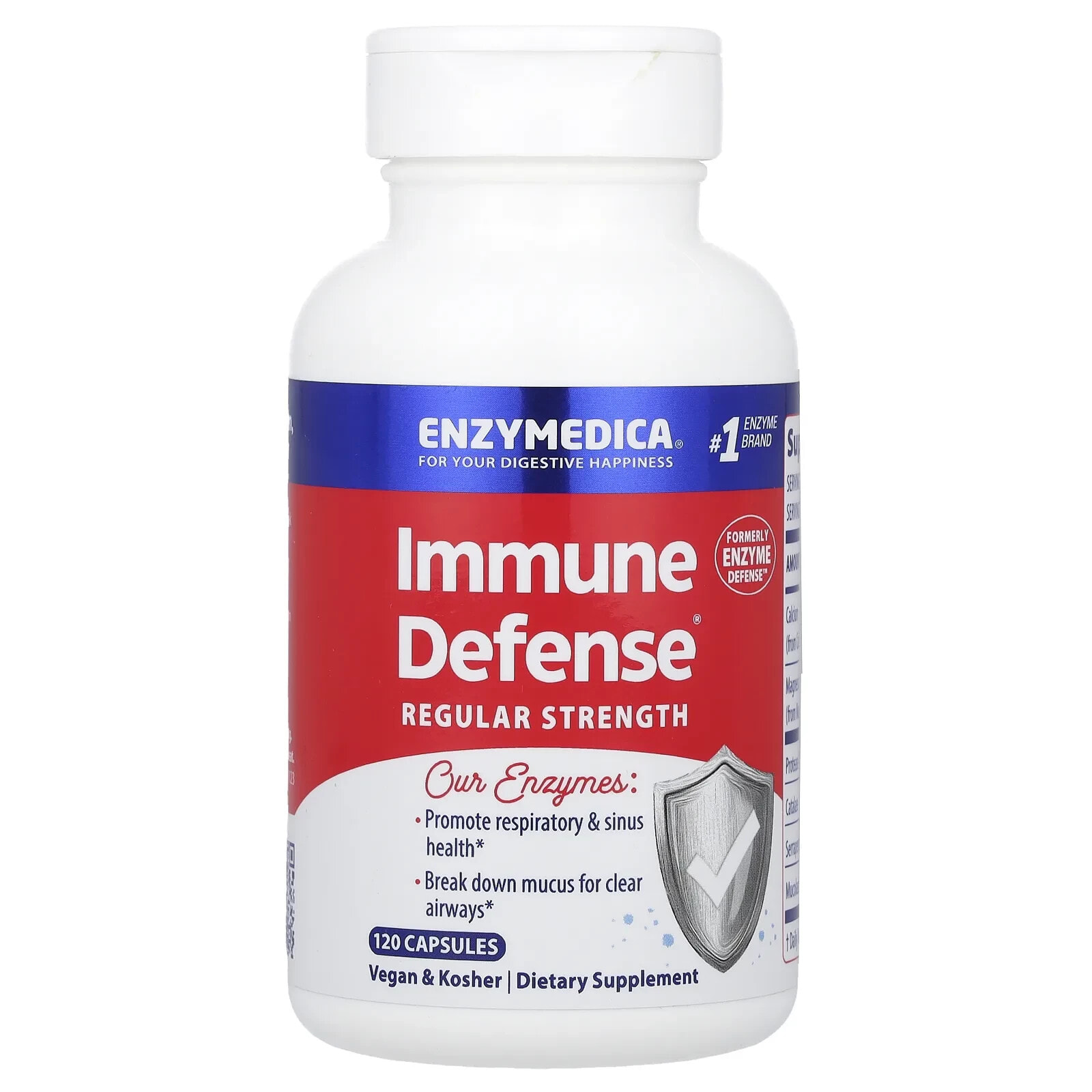 Immune Defense®, Regular Strength, 180 Capsules