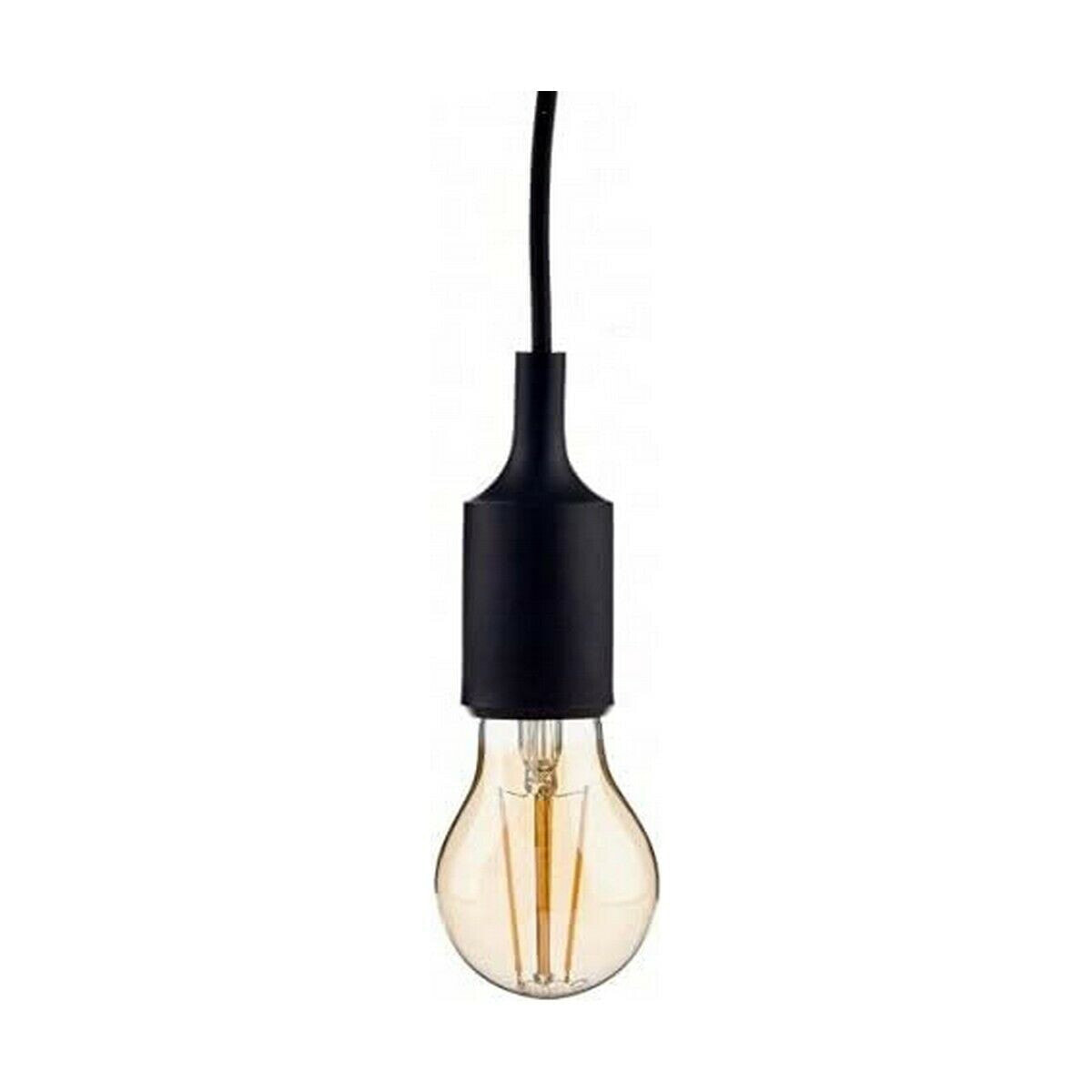 Ceiling Light industrial Black Plastic