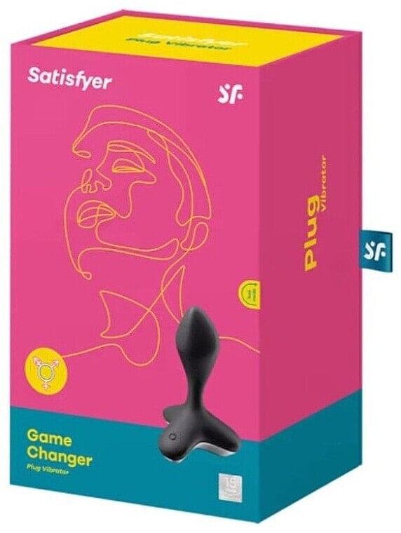 Analplug mit Vibration schwarz - Satisfyer Game Changer