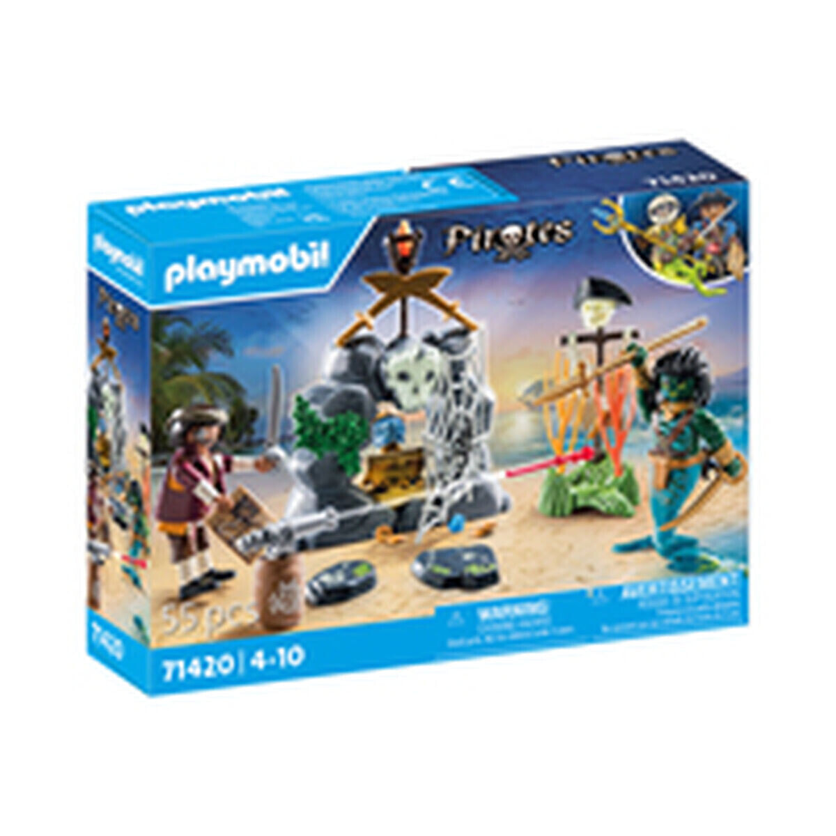 Playset Playmobil 71420 Pirates 55 Предметы