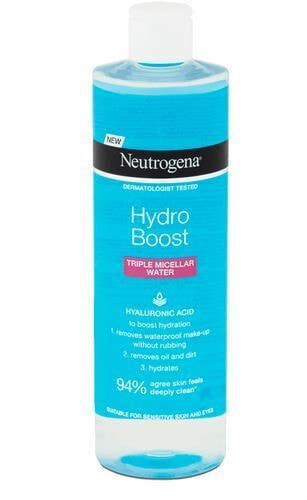 Neutrogena Hydro Boost Hyaluronic Acid Triple Micellar Water Очищающая мицеллярная вода с гиалуроновой кислотой 400 мл