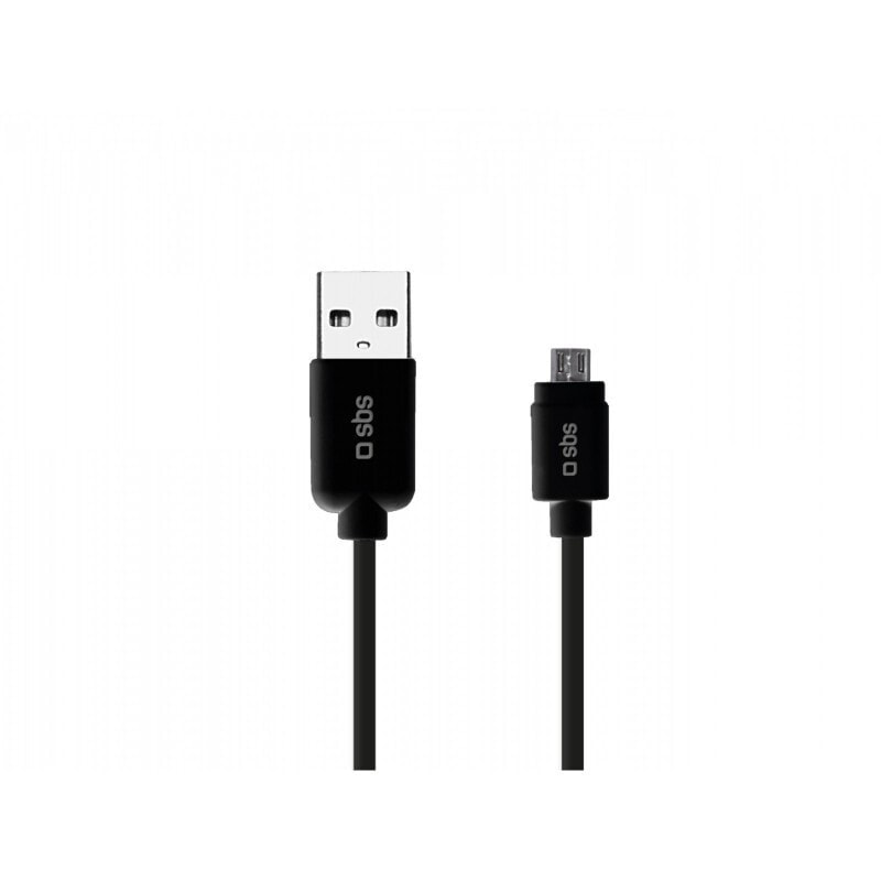 SBS 1m USB2.0/MicroUSB USB кабель 2.0 USB A Micro-USB A Черный LTHL200