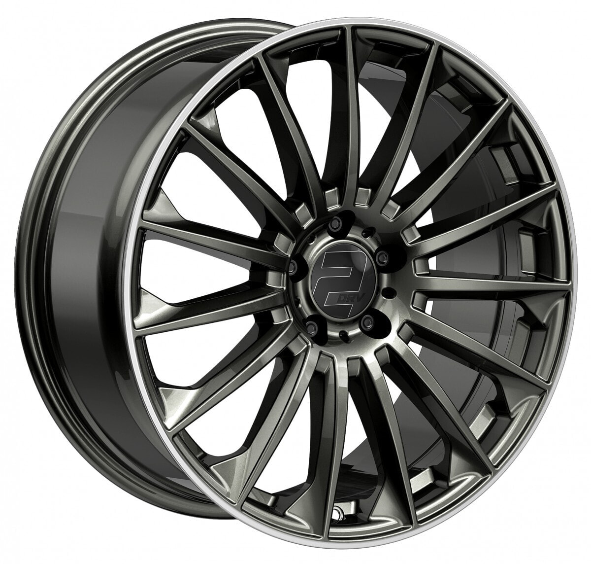 Колесный диск литой 2DRV WH39 dark gunmetal lackiert mit hochglanzpoliertem Felgenbett 8.5x19 ET35 - LK5/112 ML66.6