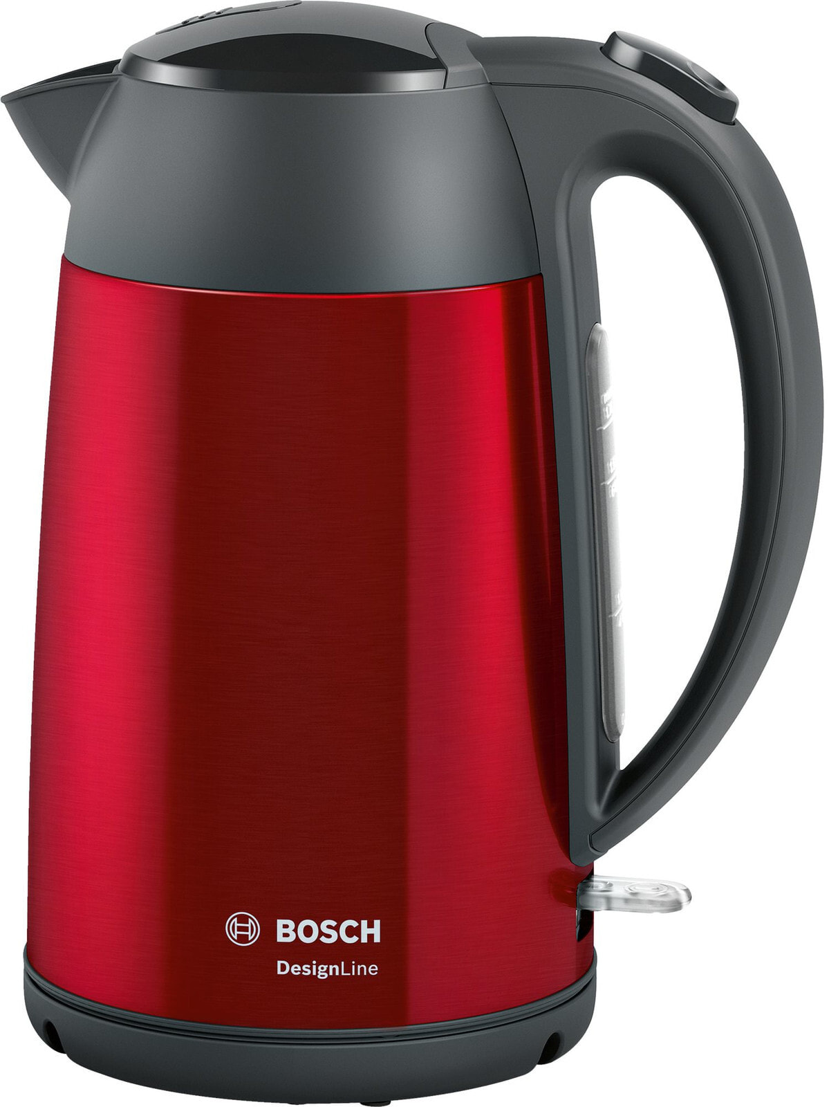 Bosch TWK3P424 электрический чайник 1,7 L Серый, Красный 2400 W