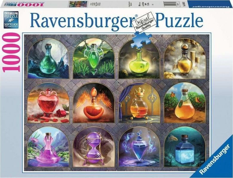 Ravensburger Puzzle 2D 1000 elementów Potężna mikstura