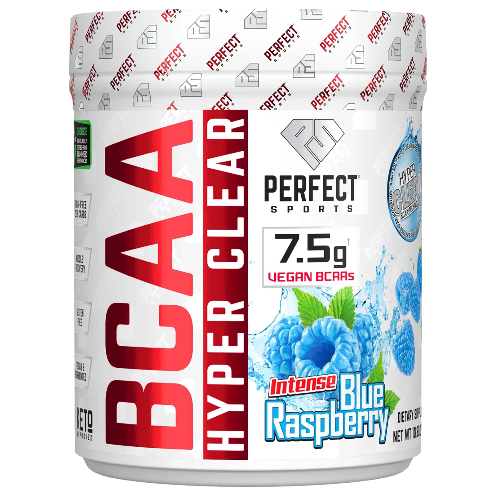 Perfect Sports, BCAA Hyper Clear, арбузные конфеты с насыщенным вкусом, 310 г (10,9 унции)