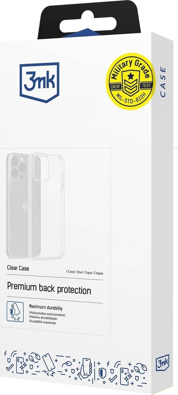 3mk Clear Case pro Motorola Moto G75