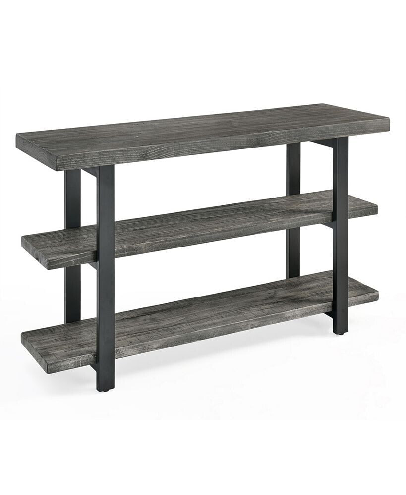 Pomona Metal and Reclaimed Wood Media Console Table