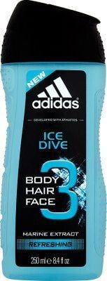 Adidas Ice Dive Marine 3 zel pod prysznic--Мужской гель для душа  --250 мл