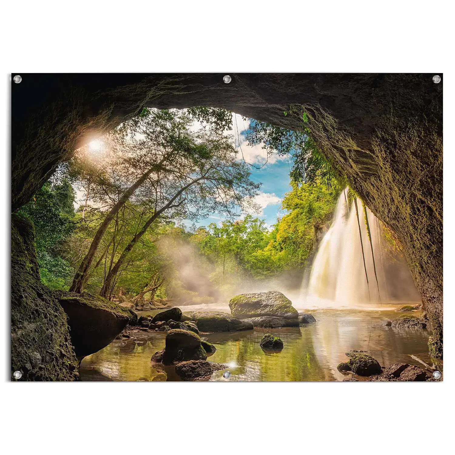 Outdoor-Poster Steinhöhle