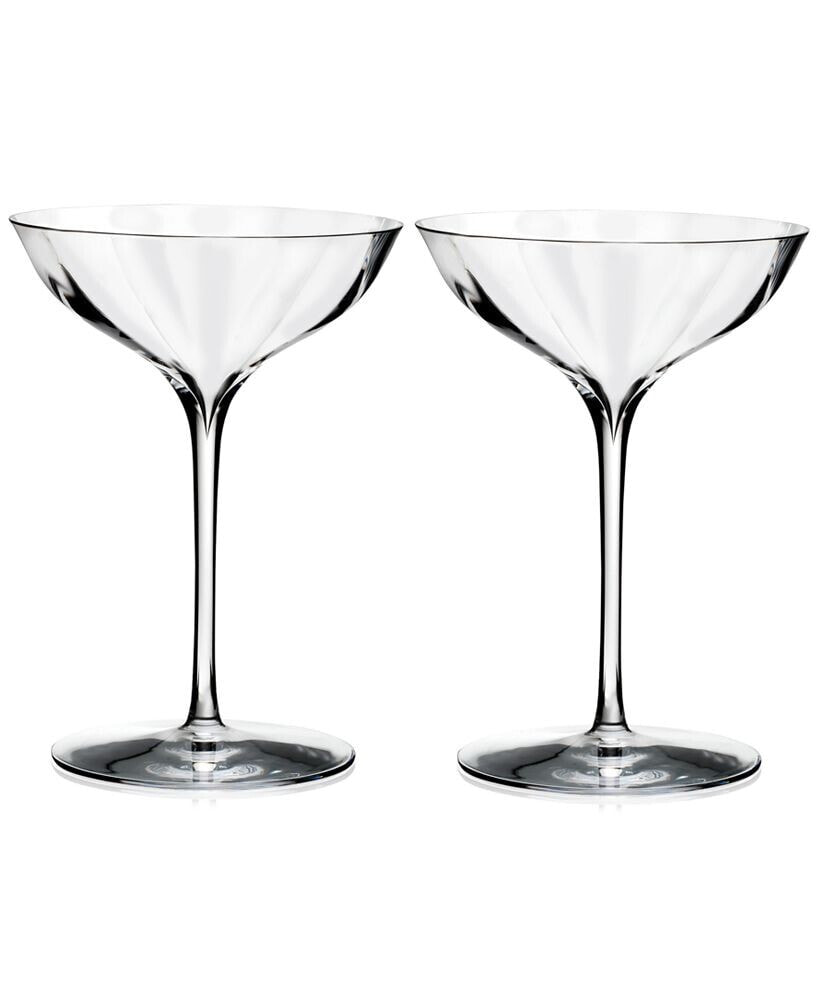 Waterford optic Belle Coupe 6.7 Oz, Set of 2