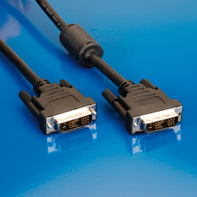 VALUE DVI Cable - Single link - 2m - 2 m - DVI-D - DVI - D 18+1 - Male - Male - Black