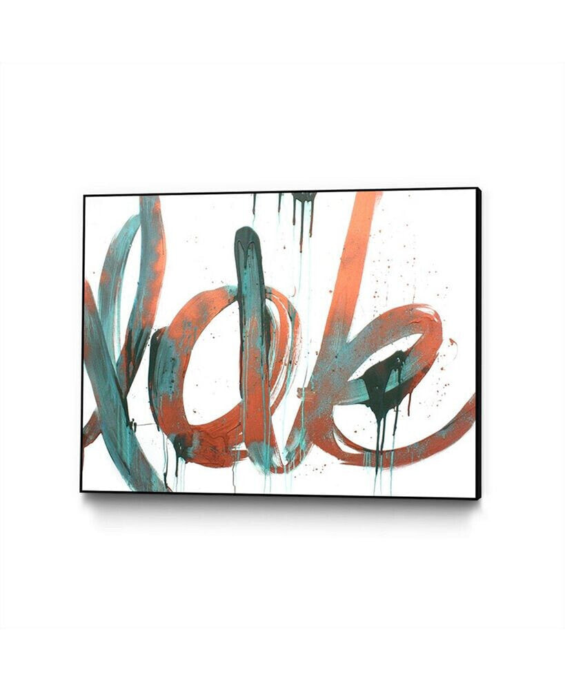 Kent Youngstrom Copper Love Art Block Framed 32