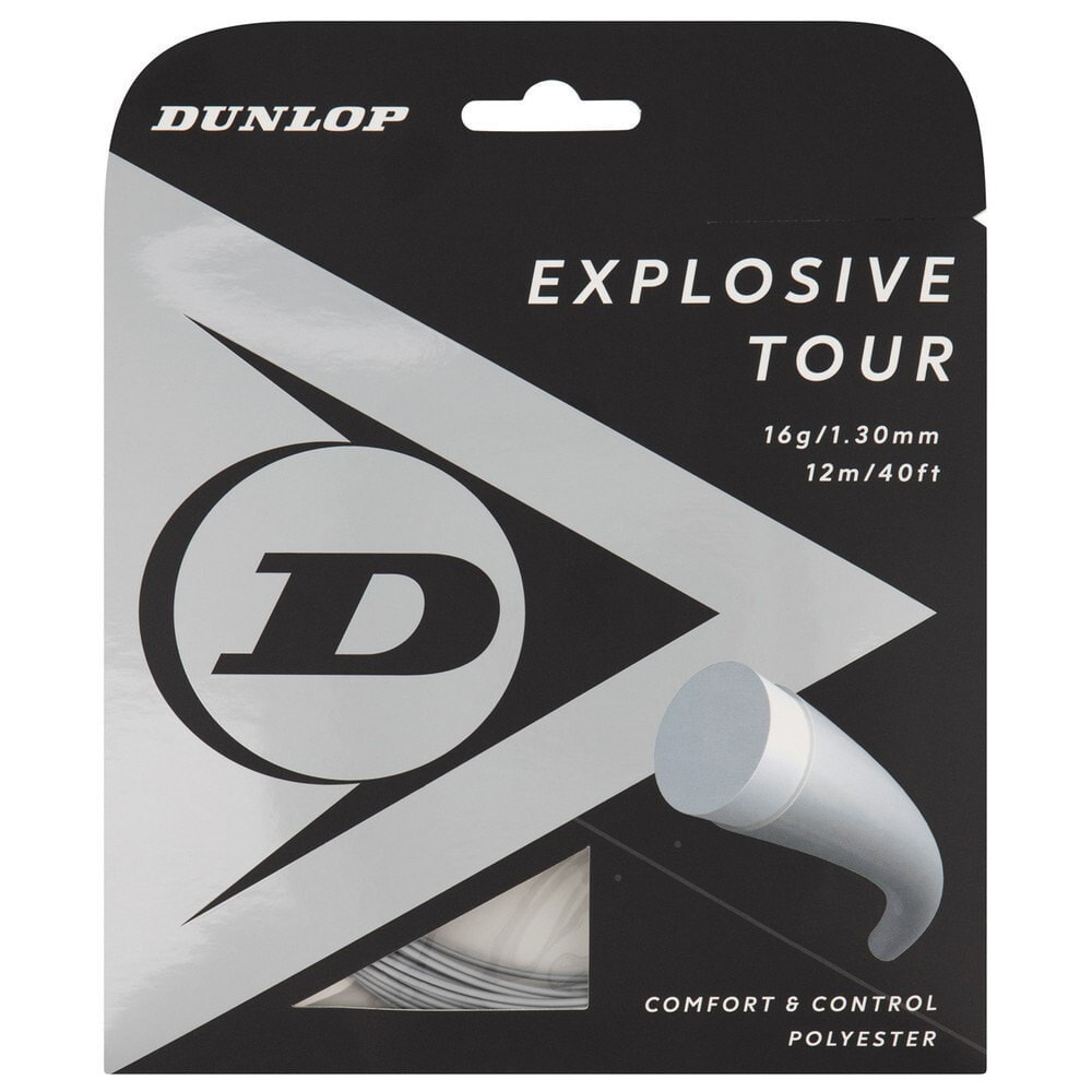 DUNLOP Explosive Tour Polyester 12 m Tennis Single String