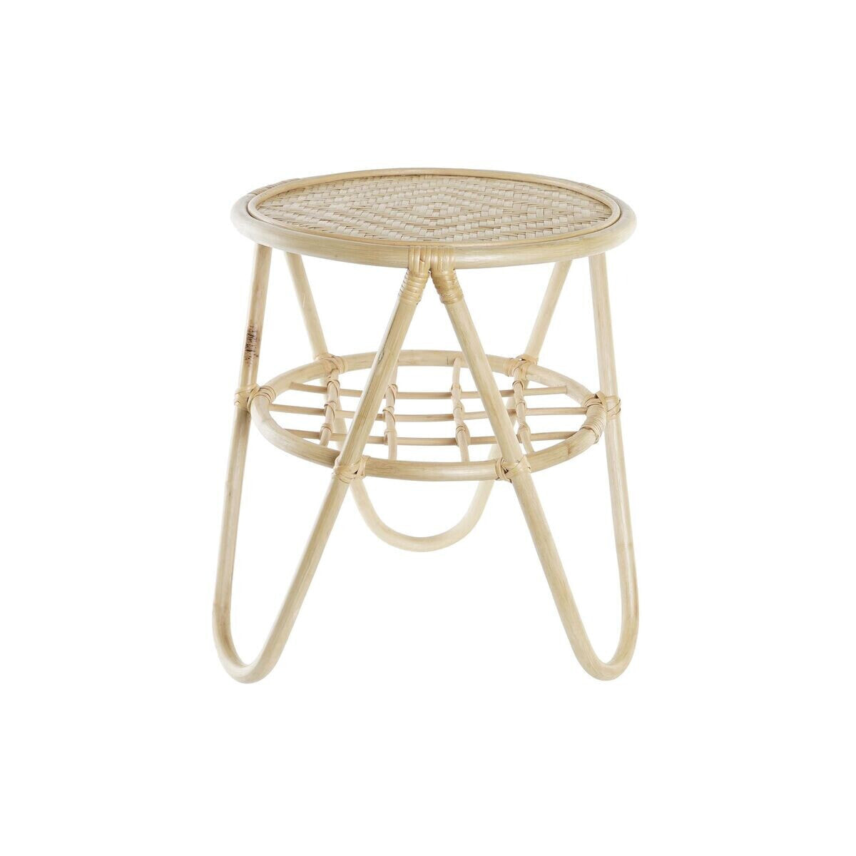 Side table DKD Home Decor Natural Bamboo 40 x 40 x 46 cm