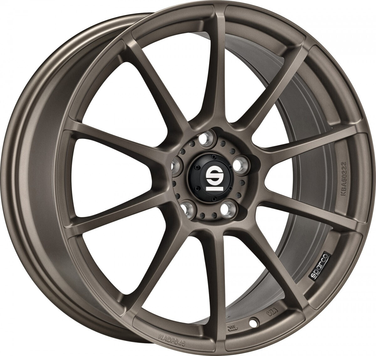 Колесный диск литой Sparco Assetto Gara matt bronze 8x19 ET35 - LK5/112 ML73.1