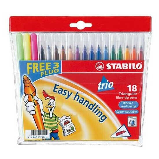 STABILO Trio a-z marker pen 18 units