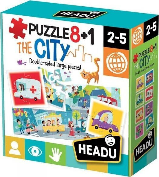 Пазл для детей Russell Headu Puzzle 8 plus 1 miasto