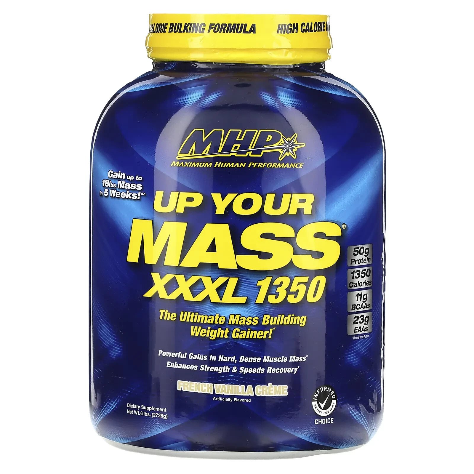 Up Your Mass XXXL 1350, Milk Chocolate, 6.12 lbs (2,780 g)