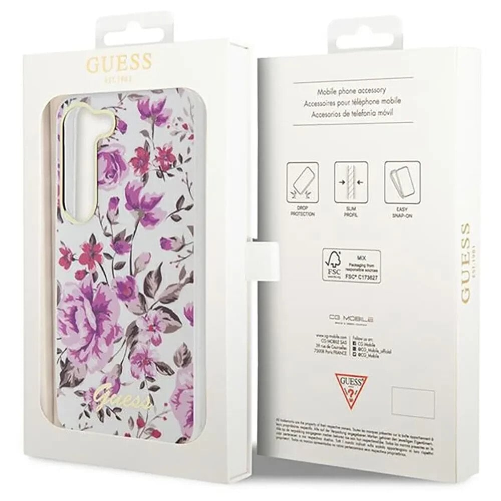 GUESS GUHCS23MHCFWST S23+ S916 Flower Collection phone case