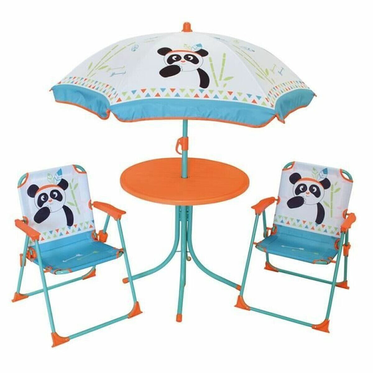 Garden furniture Fun House Children's Panda bear 4 Pieces
