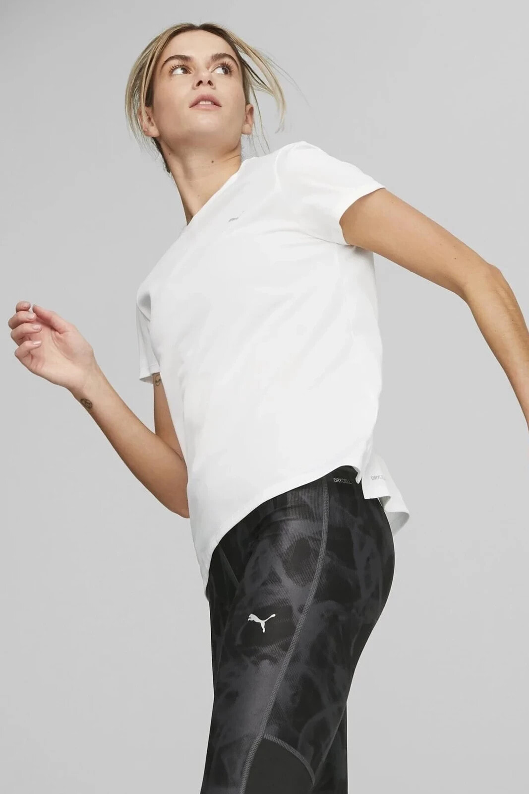 Run Favorıte Heather Ss T Beyaz Kadın Kısa Kol T-shirt