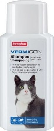 Косметика для кошек Beaphar BEAP VERMICON SZAMPON KOT 200ML 11877 - 78853