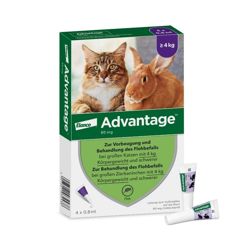 Advantage® für Katzen und Zierkaninchen